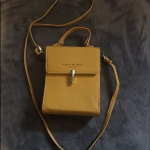 Trendy Mini Yellow Purse